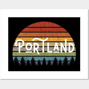 Portland Oregon Maine Design for Portland Pride Posters and Art